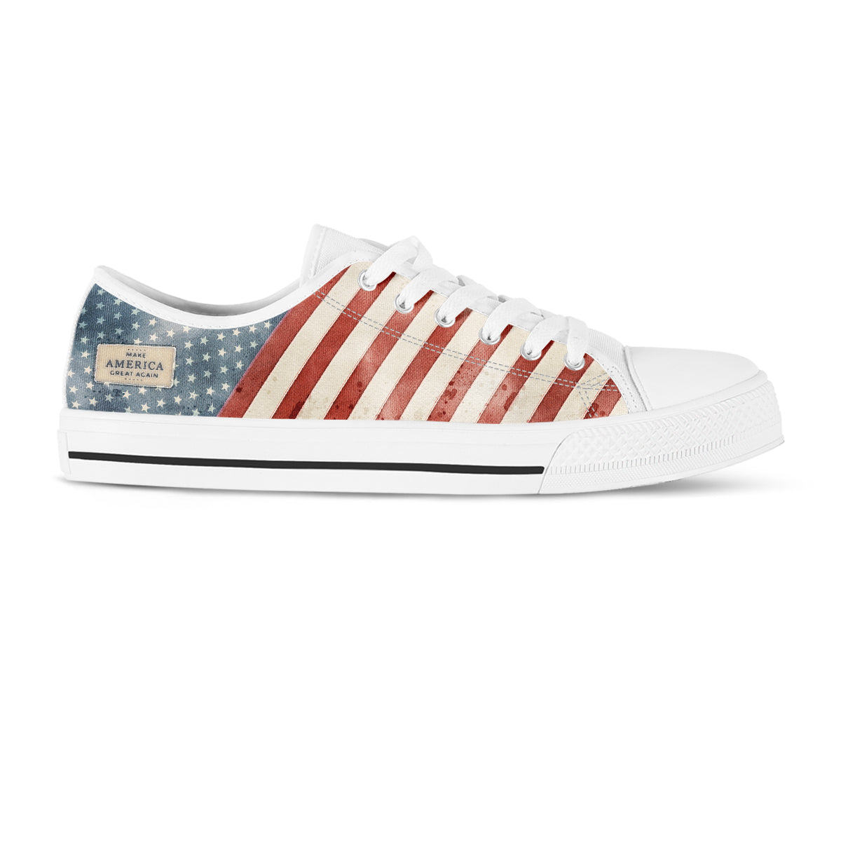 MAGA Fade - Women's Low Top Shoes
