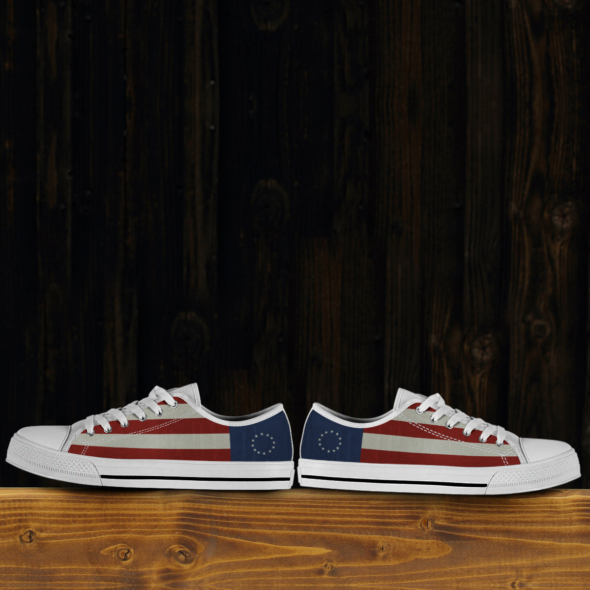 Betsy Ross Men's Low Tops