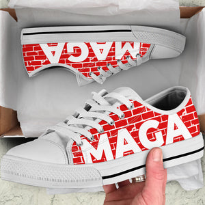 MAGA Wall - Women's Low Top Shoes
