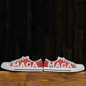 MAGA Wall - Women's Low Top Shoes