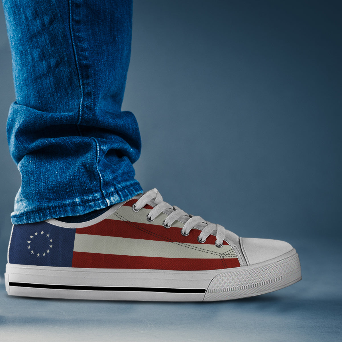 Betsy Ross Men's Low Tops