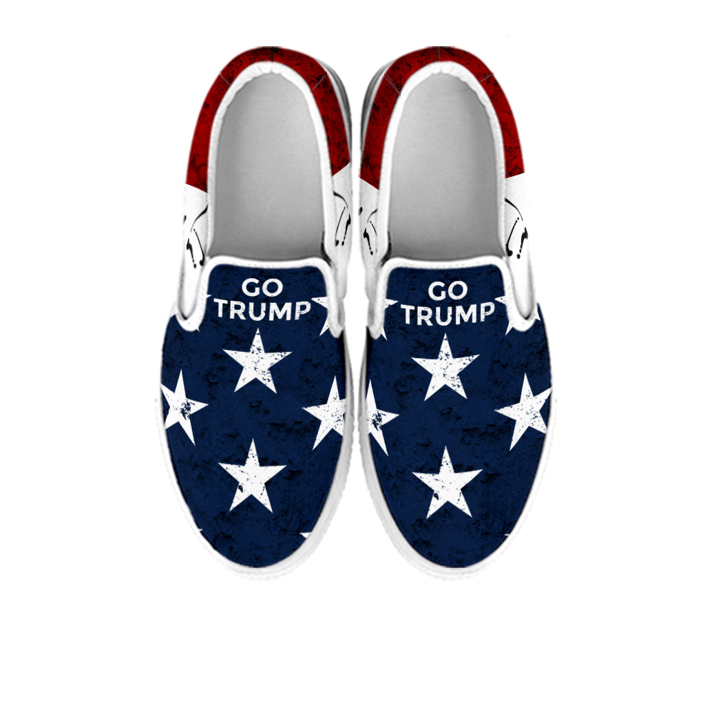 Go Trump - Women's Slip Ons