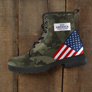 Camo MAGA - Women's leather boots