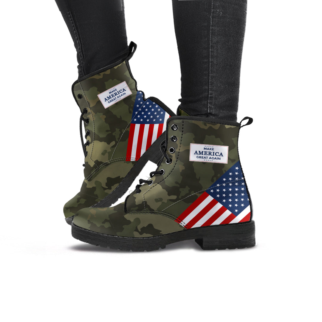 Camo MAGA - Women's leather boots