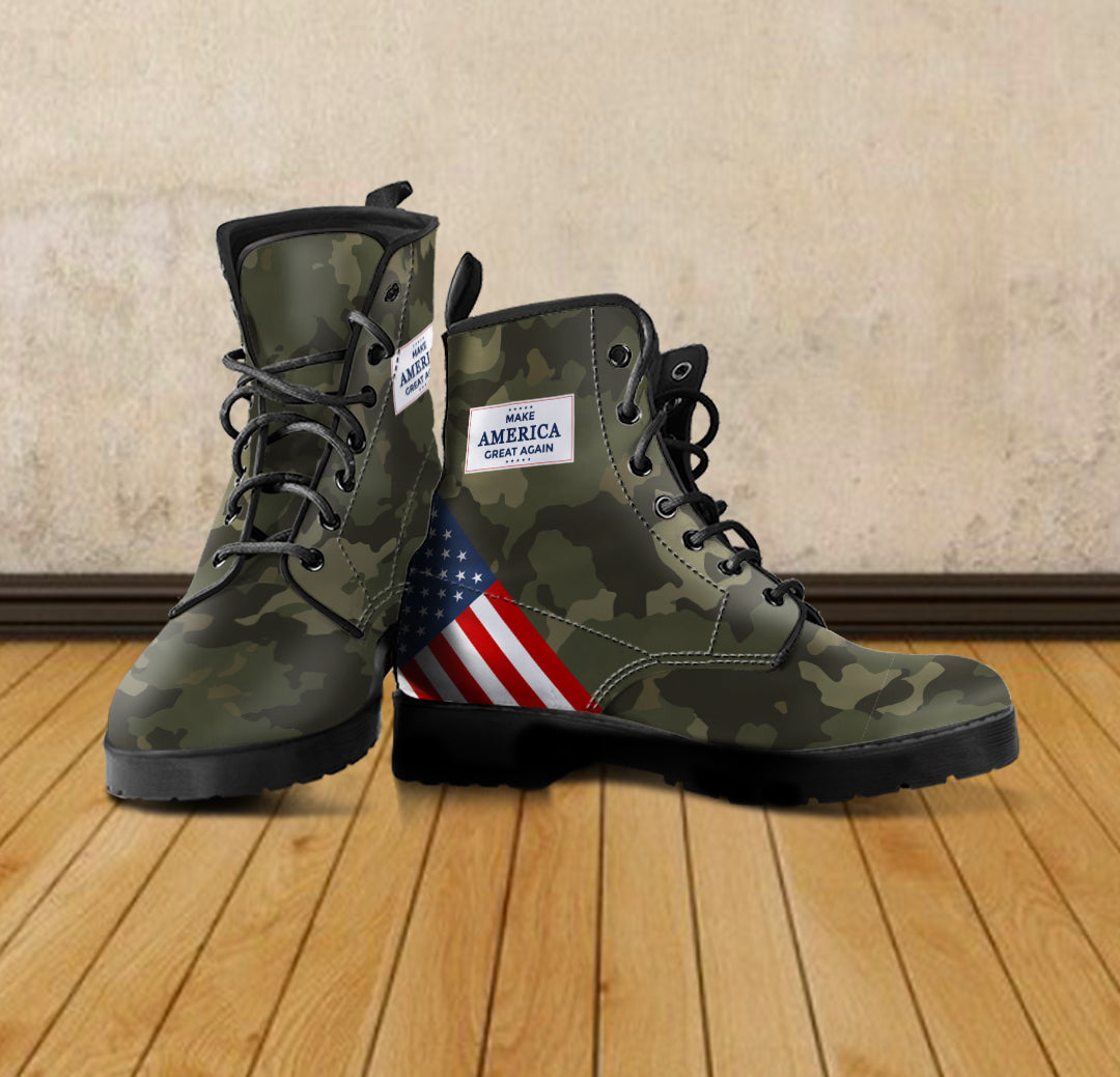 Camo MAGA - Women's leather boots