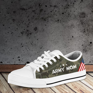 Camo Army Mom - Women's Low Tops