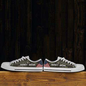 Camo Army Mom - Women's Low Tops