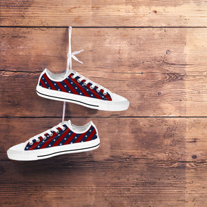 Stars and Stripes Women's Low Top Shoes