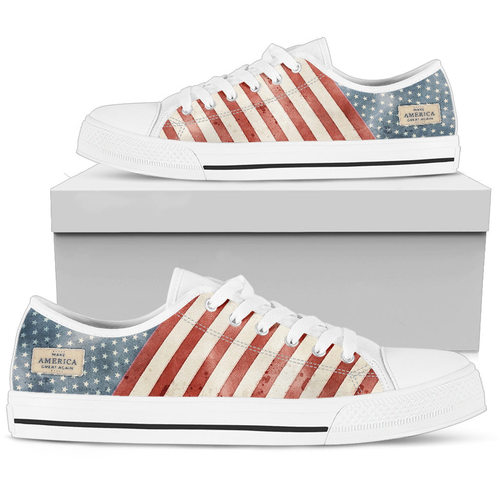MAGA Fade - Women's Low Top Shoes