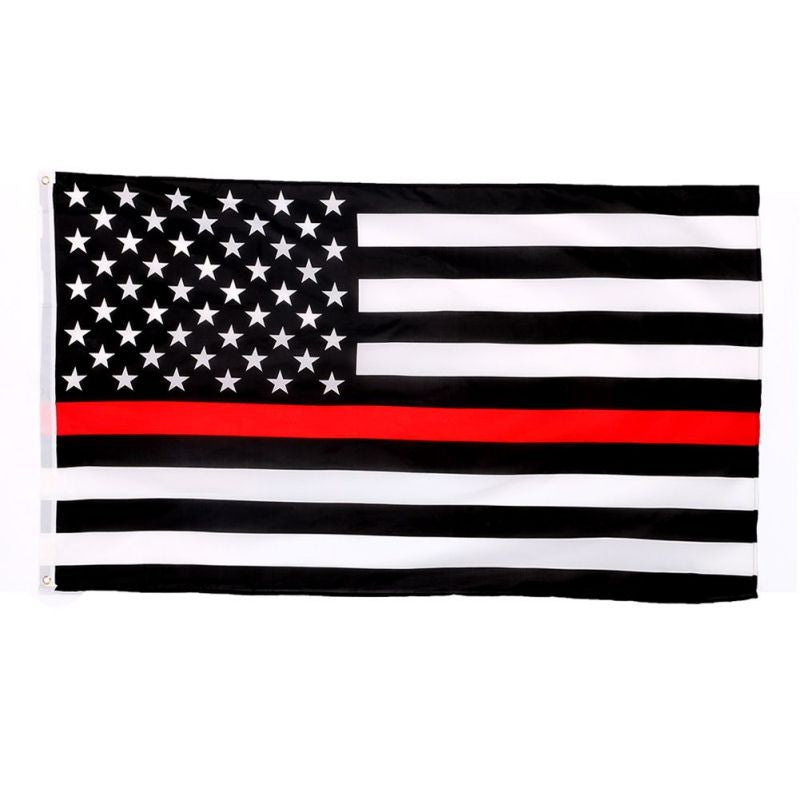 Red Line American Flag - 3 ft x 5 ft