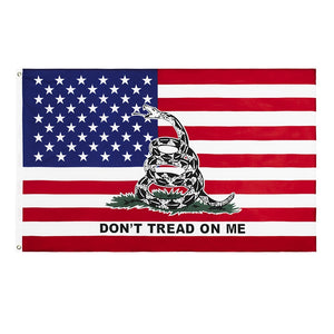 FREE Don't Tread On Me USA Flag 3ft x 5ft