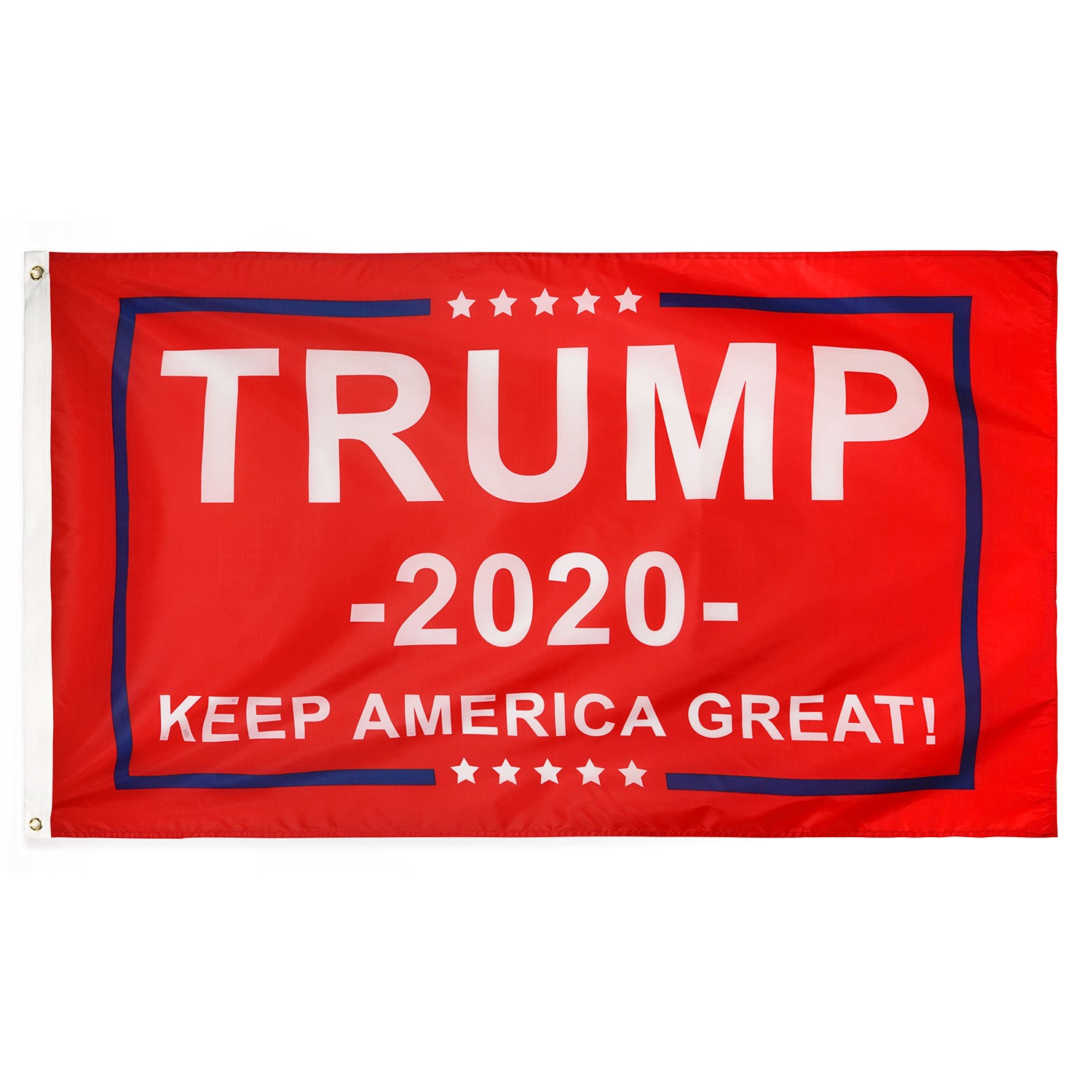 FREE RED Trump 2020 Flag - Keep America Great! -- 3 ft x 5 ft