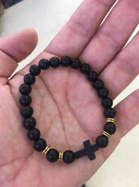 Cross Bead Bracelet