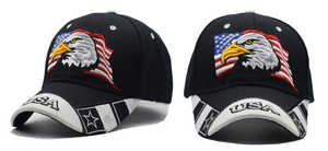 USA Flag & Eagle Caps