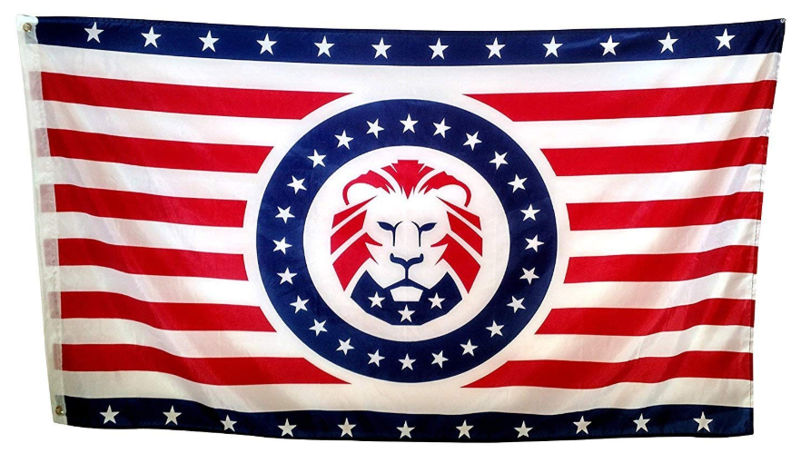 Trump Lion Flag