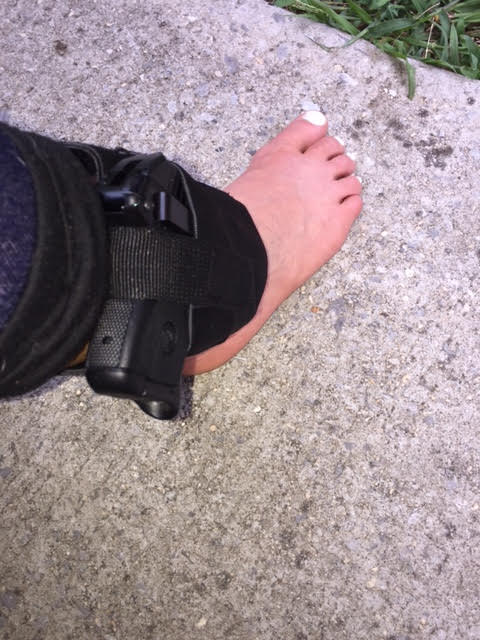 FREE Ankle Holster -- Concealed & Padded