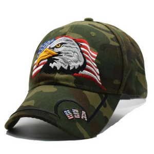 USA Flag & Eagle Caps