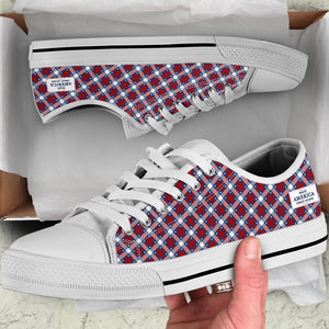 Plaid USA MAGA - Low Top Shoes