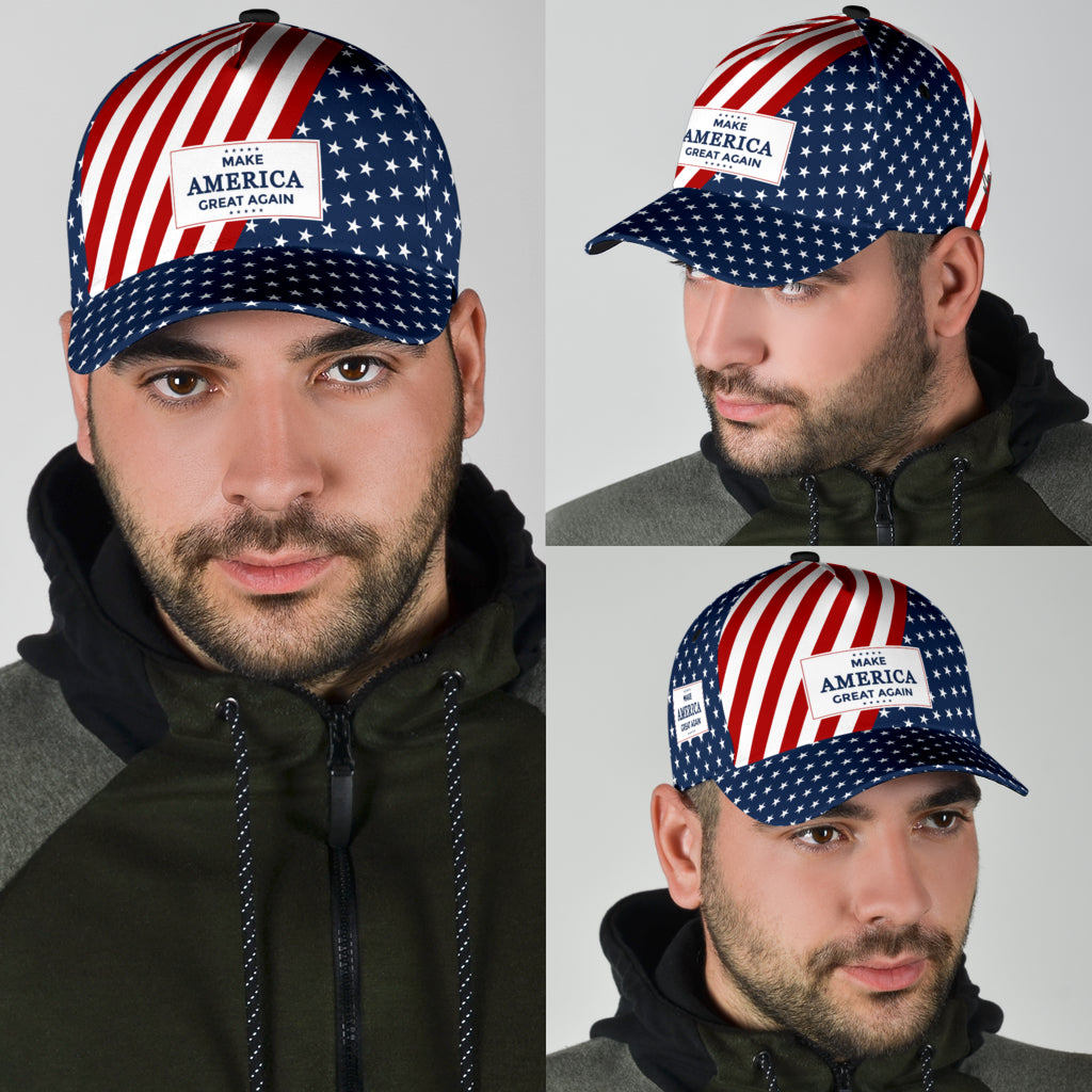 MAGA Stars and Stripes Cap