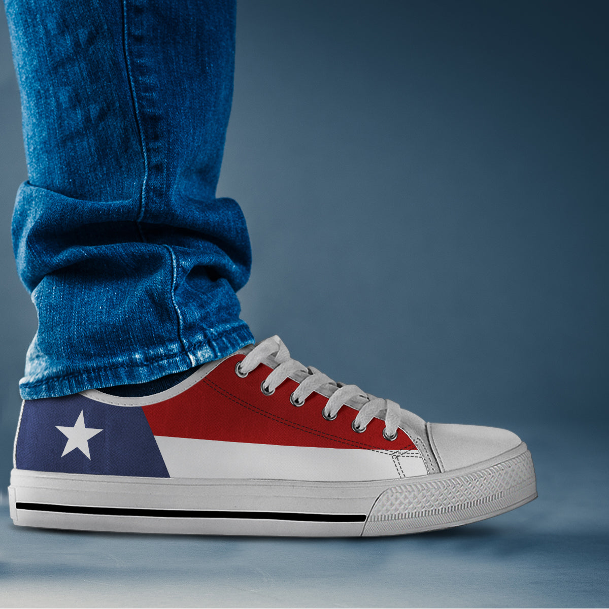 Texas Flag -  Low Tops