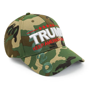 Trump 2020 Keep America Great Camo Cap