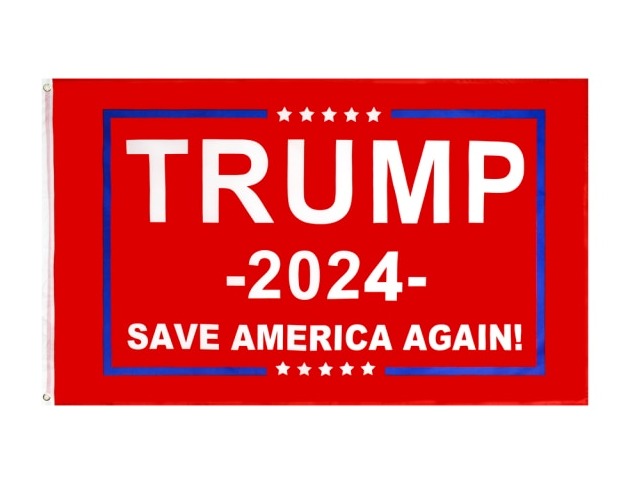 RED TRUMP 2024 FLAGS