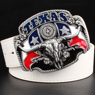TEXAS Leather Belt - Adjustable