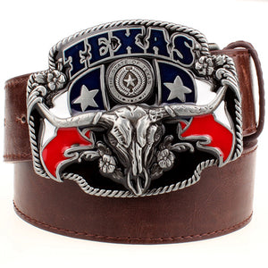 TEXAS Leather Belt - Adjustable