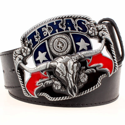 TEXAS Leather Belt - Adjustable