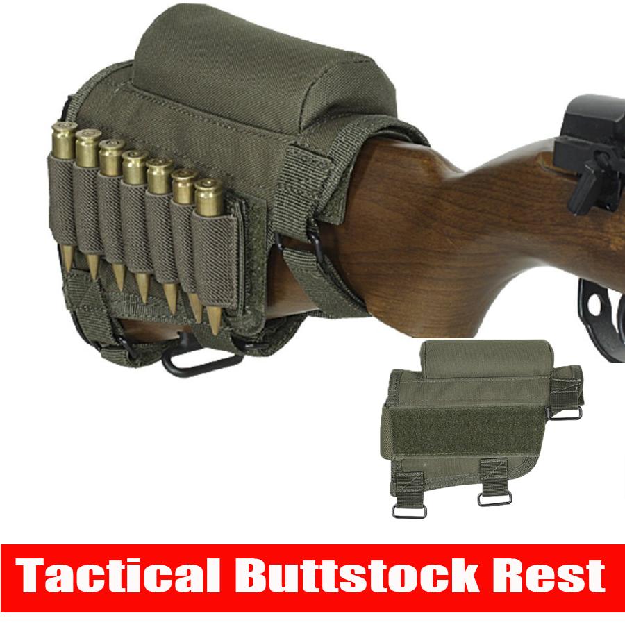 Tactical Buttstock Cheek Piece and Shell Holder