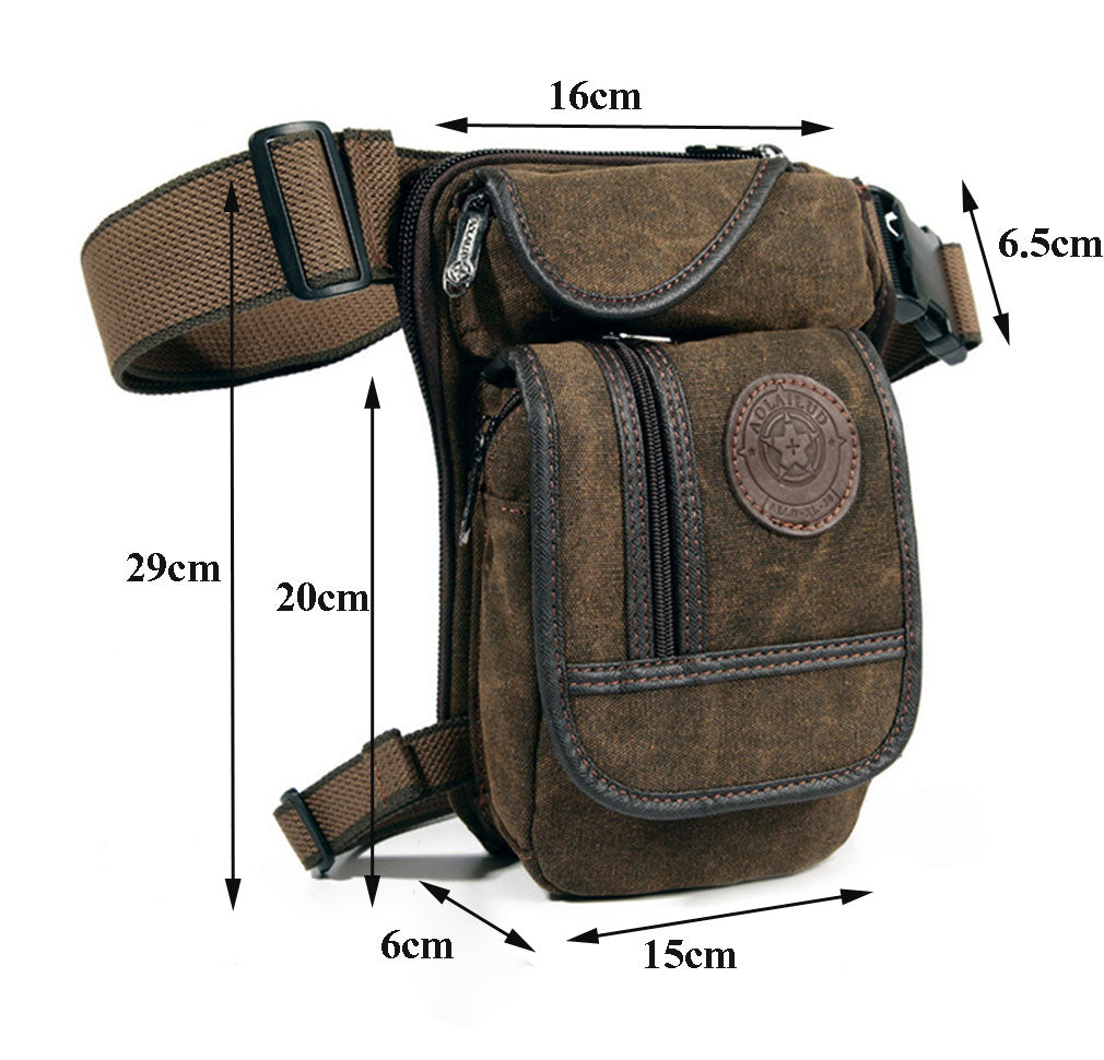 Multi-Purpose Leg Bag (Great for Bikers and CCW)