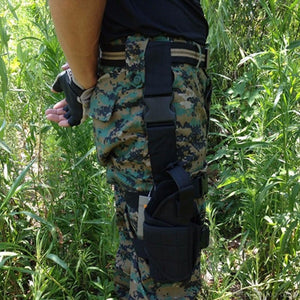 Tactical Thigh Holster - Adjustable with Extra Mag Slot