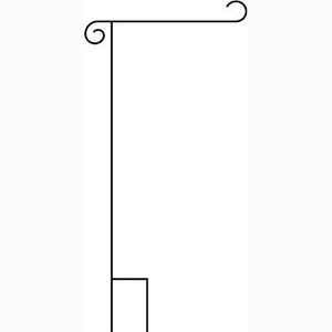 Garden Flag Stand (Wrought Iron)