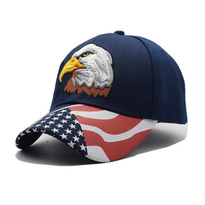 USA Flag & Eagle Caps