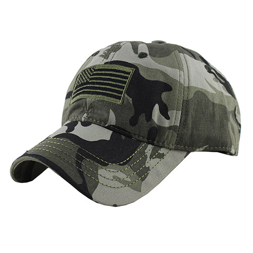 Camouflage USA Baseball Cap