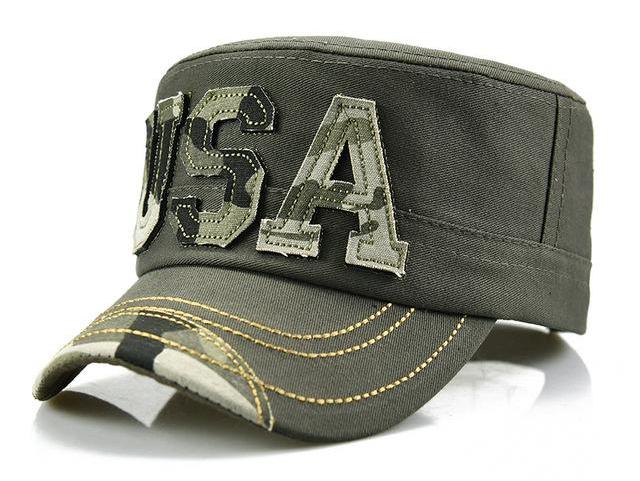USA Camo Flat Top Cap