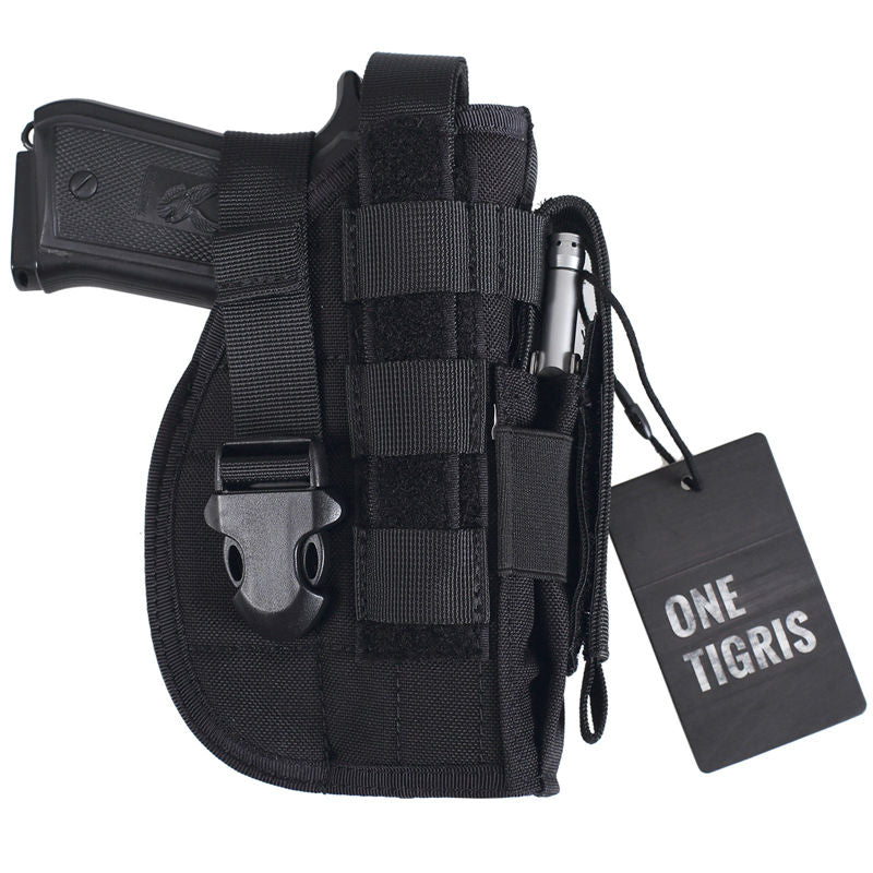 Heavy Duty Pistol Holster with Extra Mag Holder
