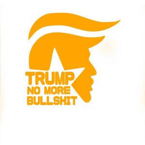 Trump No More BS Car Decals