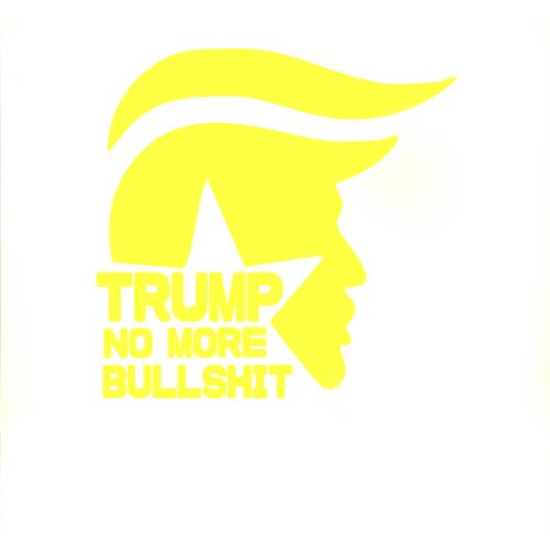 Trump No More BS Car Decals
