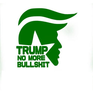 Trump No More BS Car Decals