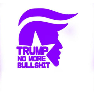 Trump No More BS Car Decals
